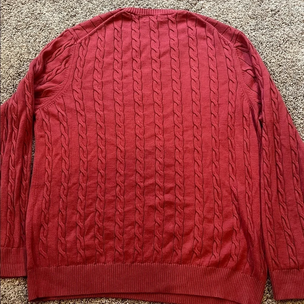 EUC BROOKS BROTHERS SUPIMA COTTON CABLE KNIT 🧶 SWEATER, size XL